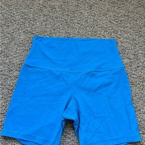 Women's Lululemon Blue Biker 6” Shorts